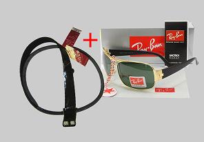 Ray-ban Goggle With Leather Belt