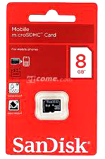 Sandisk Micro Sd Card -8 Gb