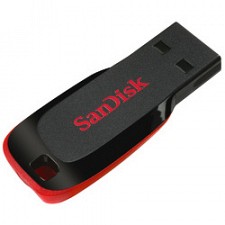 Cruzer Blade USB Flash Drive Sandisk 4 GB